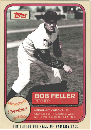 Illustration for article titled Collectors Rejoice! Topps Just Released A Limited-Edition Hall Of Famers Pack That Includes Each Legend’s Stance On Abortion